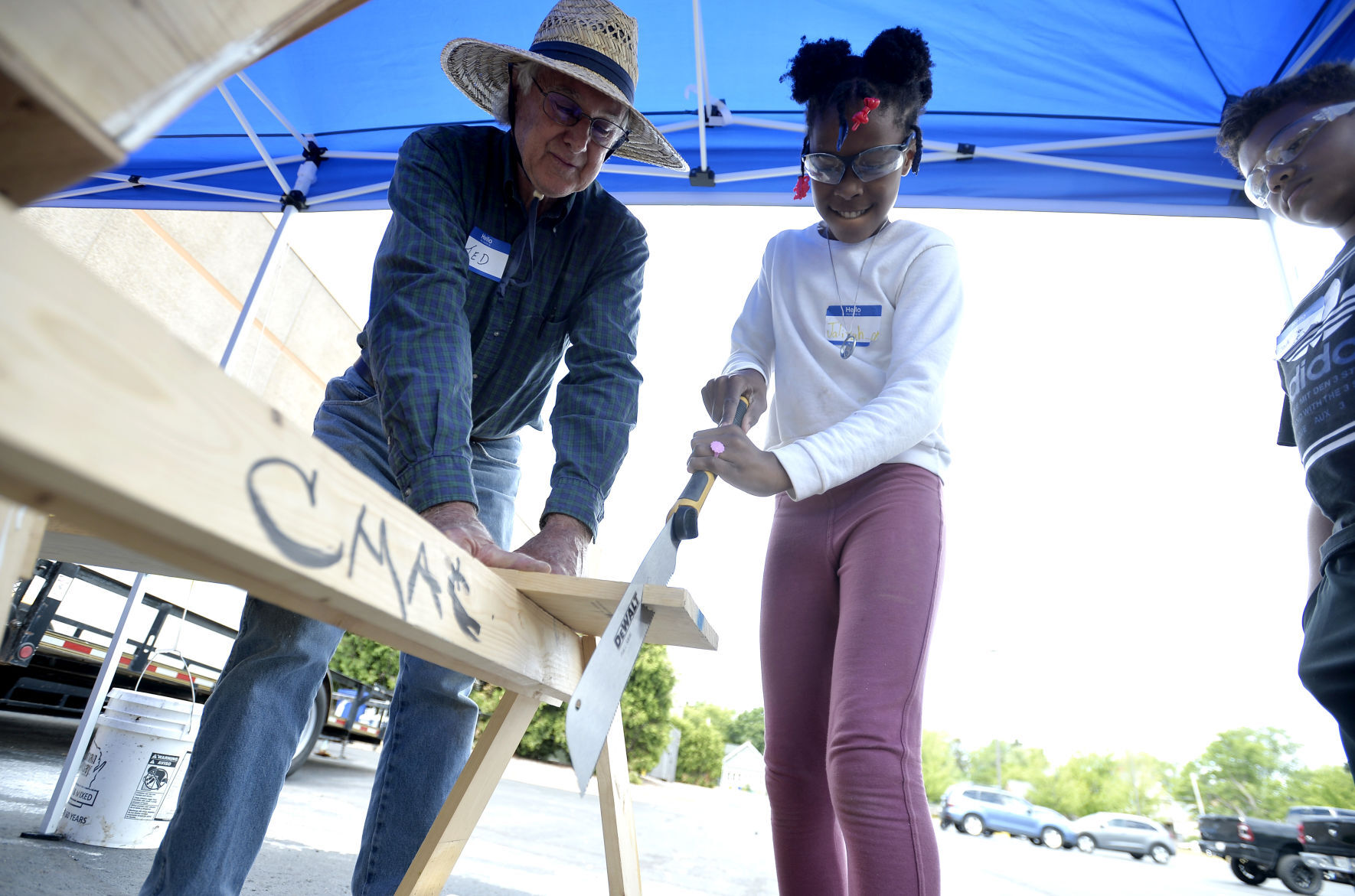 BOYS AND GIRLS CLUB BOAT BUILDING